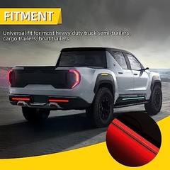 2 Pack 10″ LED Trailer Tail Light Bar Brake Stop Sequential Turn Signal