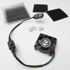 1.5″ COOLING FAN KIT for Airsoft Mask Paintball Helmet 9v volt battery powered