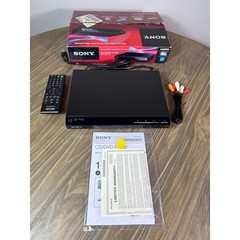 Sony DVD Player DVP-SR510H Black 1080p HDMI Upscaling with Remote Open Box Works