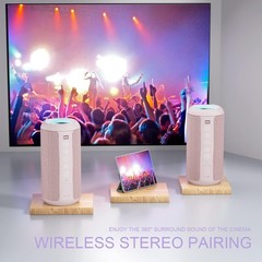 Versatile Bluetooth Speaker with 30 Hours Playtime for Home, Travel, and Parties