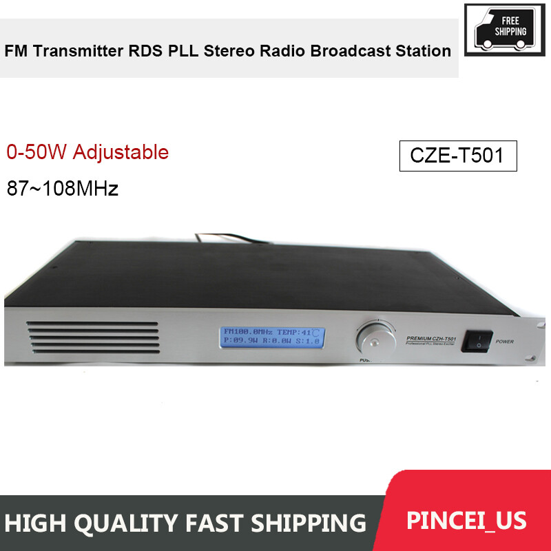 50W FM Transmitter For Campus Broadcasting Car Transmitter FM Car Stereo Radio
