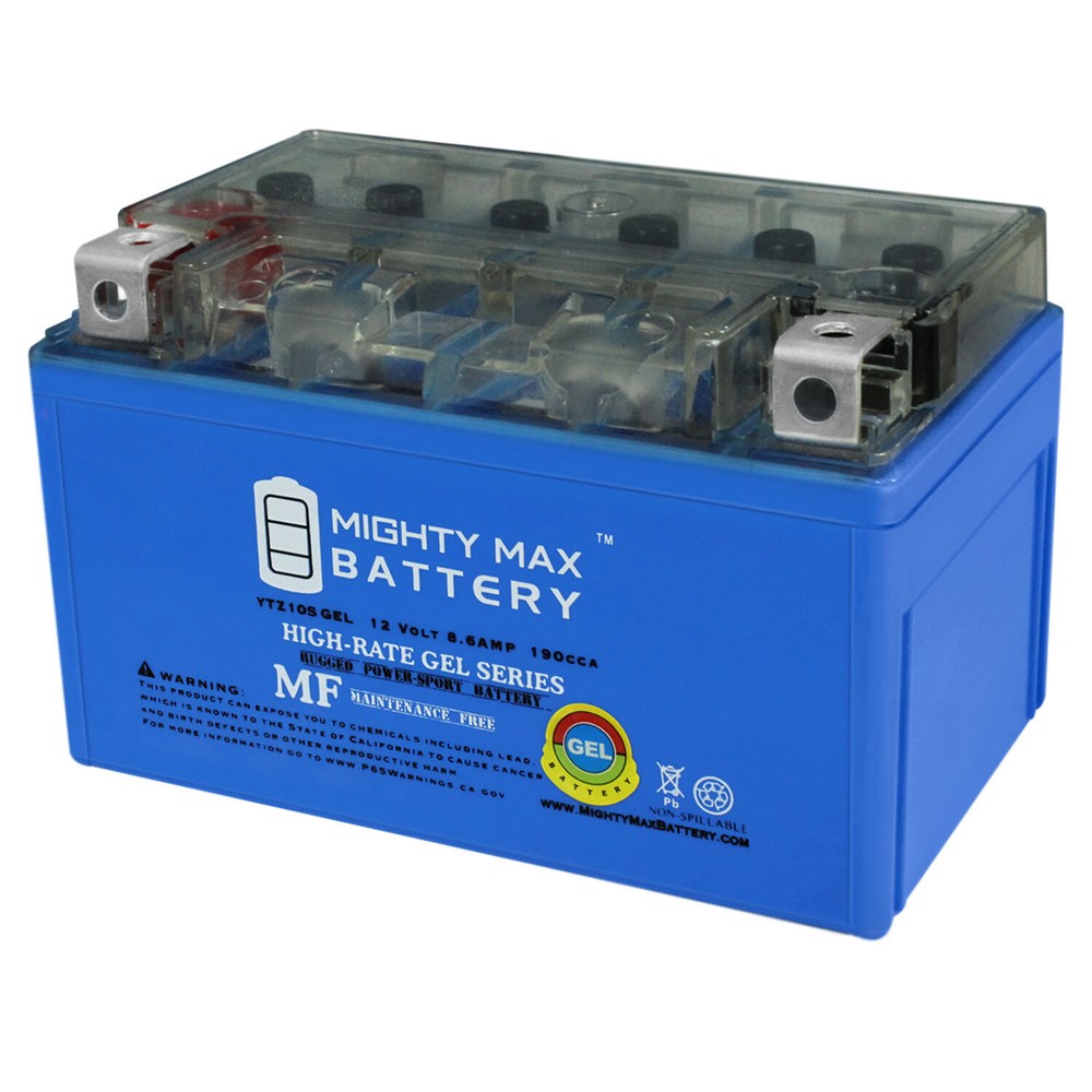 Mighty Max 12V 8.6AH 190CCA GEL Battery for Suzuki GSXR 600, 750, 1000
