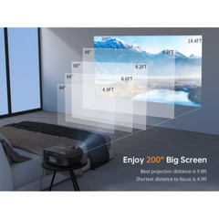 VANKYO 1080P HD Projector Wireless WiFi Movie Video Home Theater Cinema HDMI USB