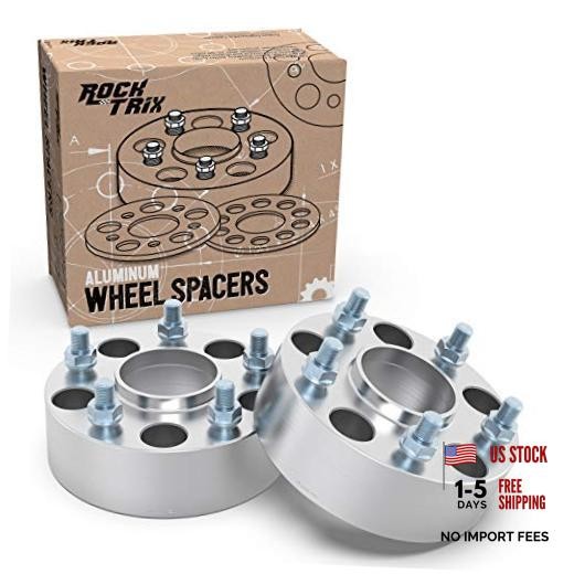 pcs 1.5 inch Hubcentric 5×4.5 Wheel Spacers 38mm (1.5in) Thickness 2 Silver