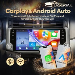 10.33″ Carplay Stereo Radio Head Unit For Toyota 4Runner 2010-2019 Tesla Style