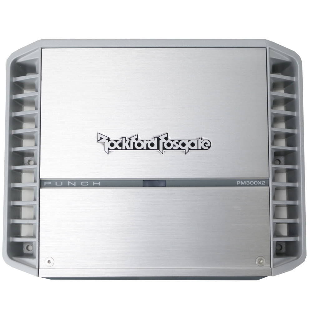 Rockford Fosgate PM300X2 300W 2-Channel Class-AB Marine Audio Amplifier NEW