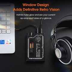 Mini Portable Headphone Amplifier HiFi Audio Direct Heated Tube Earphone Amp