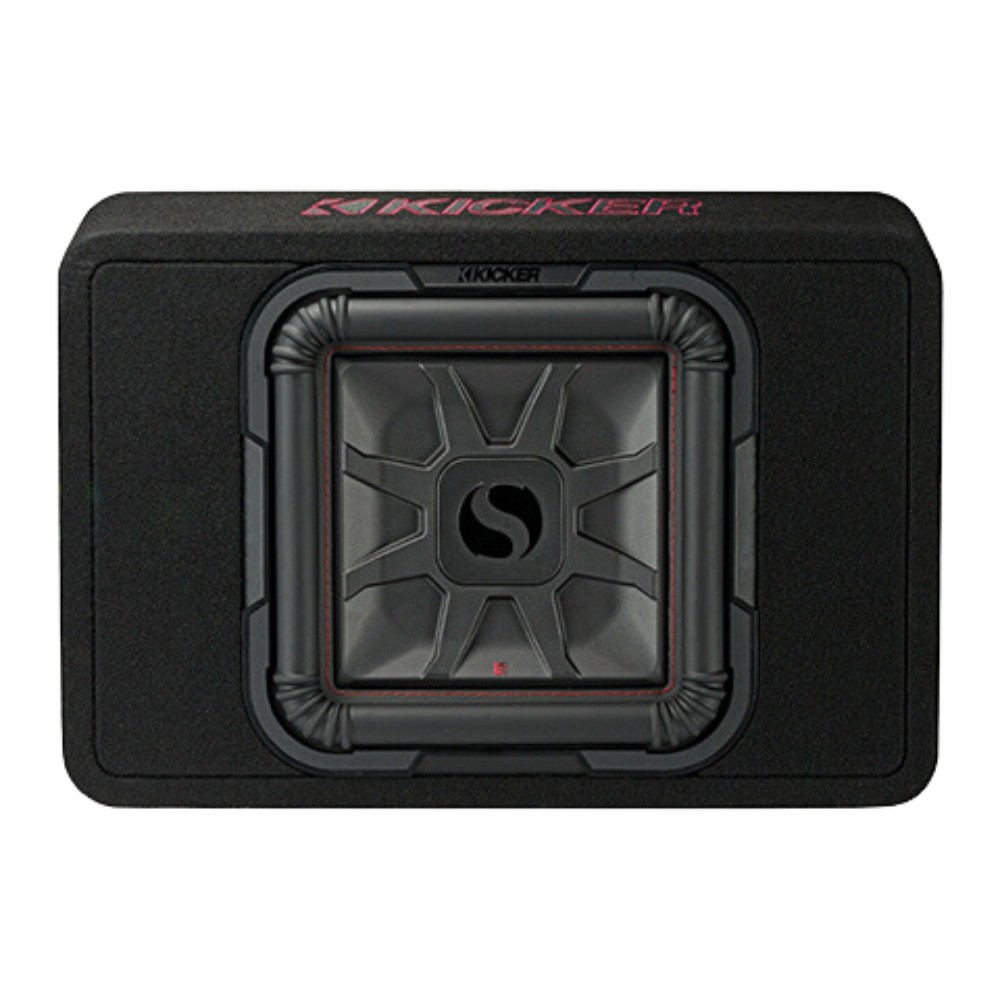 Open Box Kicker TL7T12 Single 12″ Solo-Baric Sub in Thin Profile Enclosure 2-Ohm