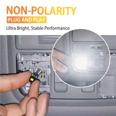 10X CANBUS 6000K Xenon White T10 168 194 Interior/License Plate LED Light Bulb