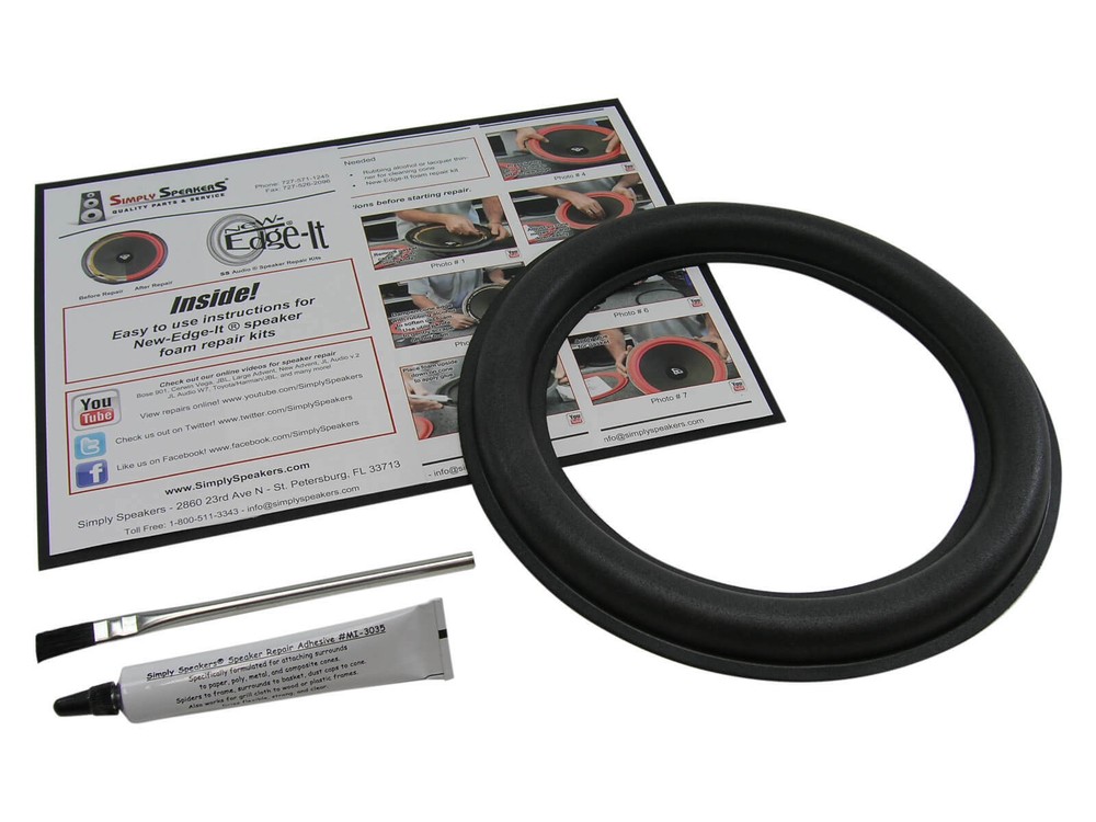 JL AUDIO 10″ 10W6v2-D4 Subwoofer Parts Foam Repair Kit FSK-10JLv2-1 (SINGLE)