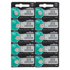 25 Pc Murata 373 SR916SW Silver Oxide Batteries – Replaces Sony