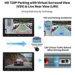 ATOTO S8 MS 9in QLED 1280×720 Android 2Din Car Stereo 4G+32G GPS Tracking 4G LTE