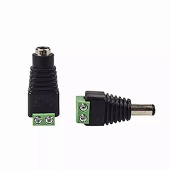 10/20 Pairs 12V DC Male+Female Power Connector 5.5×2.1mm Power Jack Plug Adapter