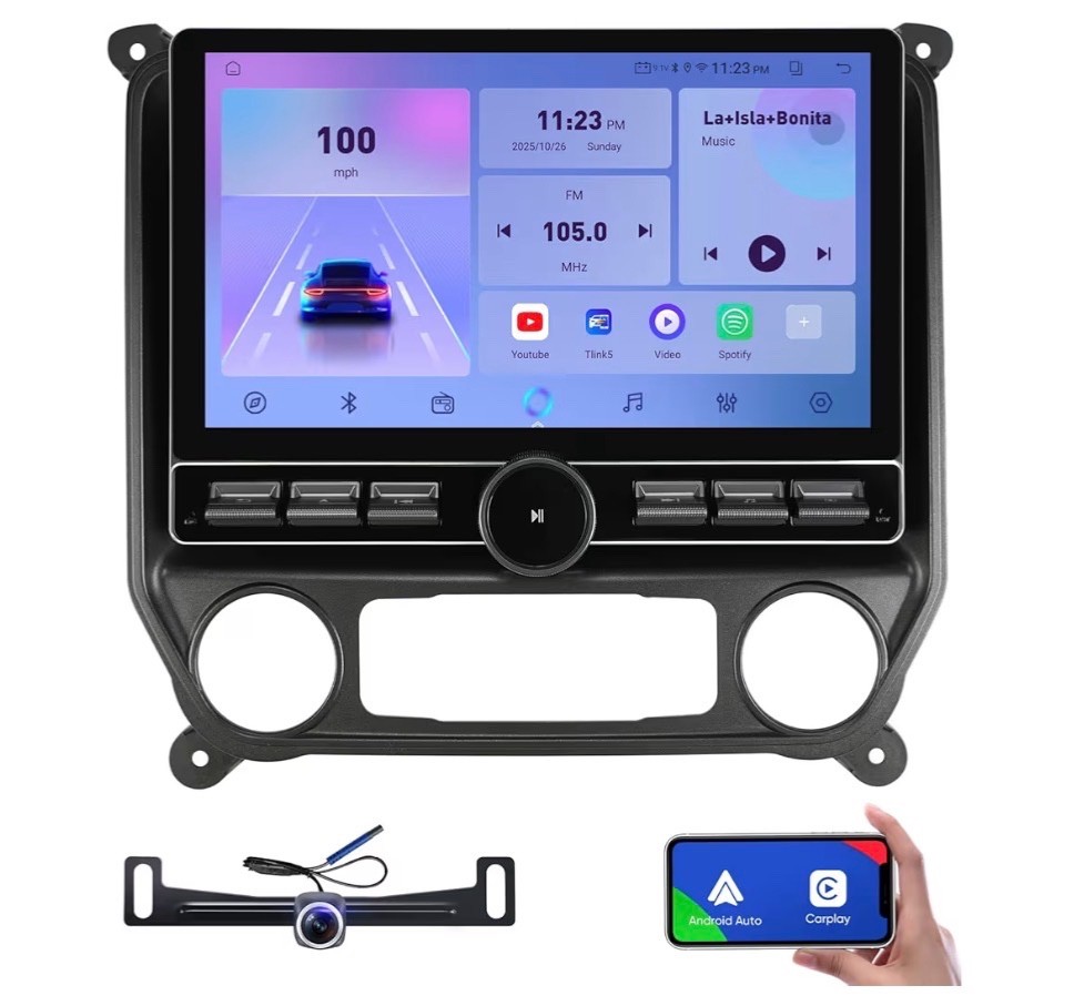 For GMC Sierra Silverado2014-2018 Replacement Radio Car Stereo Android GPS Navi
