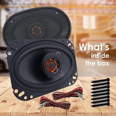 2x Audiobank 4X6″ 450 Watt Max Power 2-Way Car Audio Stereo Coaxial Speaker