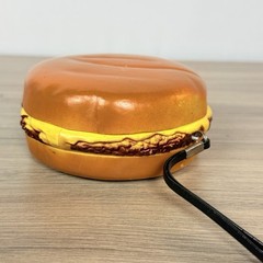 1970s Vintage Cheeseburger Novelty AM Transistor Radio 9V Incl. Hong Kong Works!