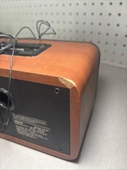 iHome iH14D AM/FM Alarm Clock Radio with iPod iPhone Dock & Aux-In – Wood Grain