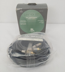 Acoustic Research Pro 2 RCA 25 ft Component Video Cable 24K Gold Plated