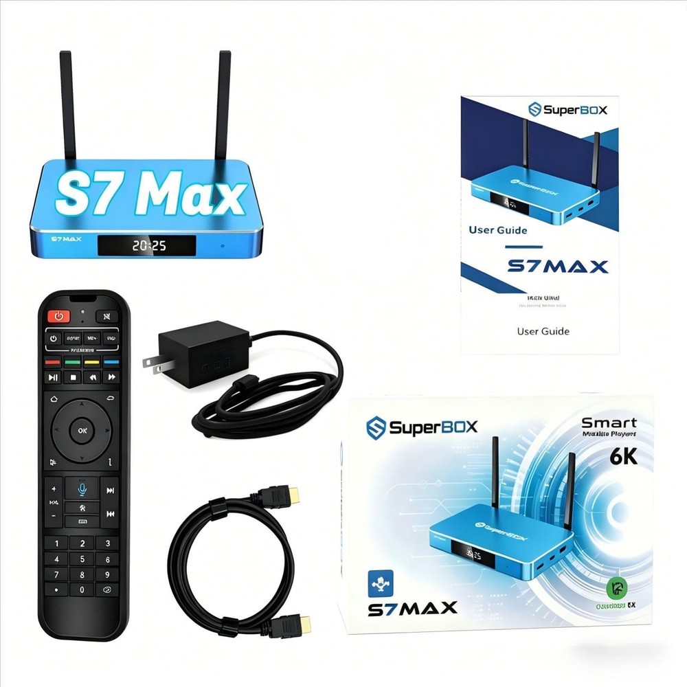 MediaPlayer 🔥with all channel🔥 Superbox S7MAX VS VSEEBOX V6MAX Streaming TvBox