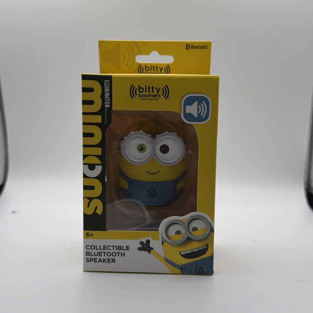 Gru Bob Minions Bitty Boomers Mini Bluetooth Awesome Sound Speaker