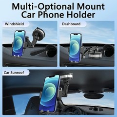 Car Truck Mount Phone Holder Stand Dashboard/Windshield For Cell Phone Universal