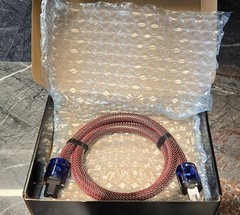 High Current Audio Power Cable – 10AWG 5N OCC Copper – 1.5m– US C13. Brand New.