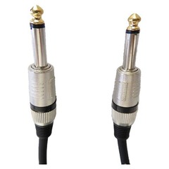 15ft Instrument Guitar Audio Speaker Cable 6.35mm 1/4″ to 1/4″ Mono Male Cord