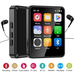 Bluetooth 5.3 Touch Screen MP3 Player Sport Lossless Sound HIFI Music FM Radio