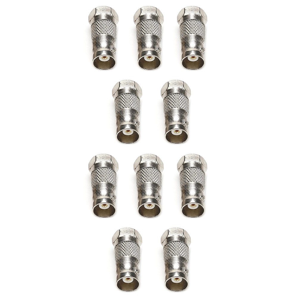 Zinc alloy+Copper BNC Female to F Type Male Adapter Durable Repalcement Parts