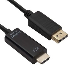 4K Display Port DP to HDMI Cable Adapter Converter 2160P 60Hz HDR UHD Dolby 6ft