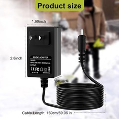 Charger for Snow Joe&24v Lithium Ion Battery,for iBAT24,24VBAT24VBAT-LTE,24VBAT