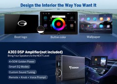 UA13 Plus 10.1″ Android 13 Double 2Din Dash Car GPS Navigation Stereo Radio WiFi