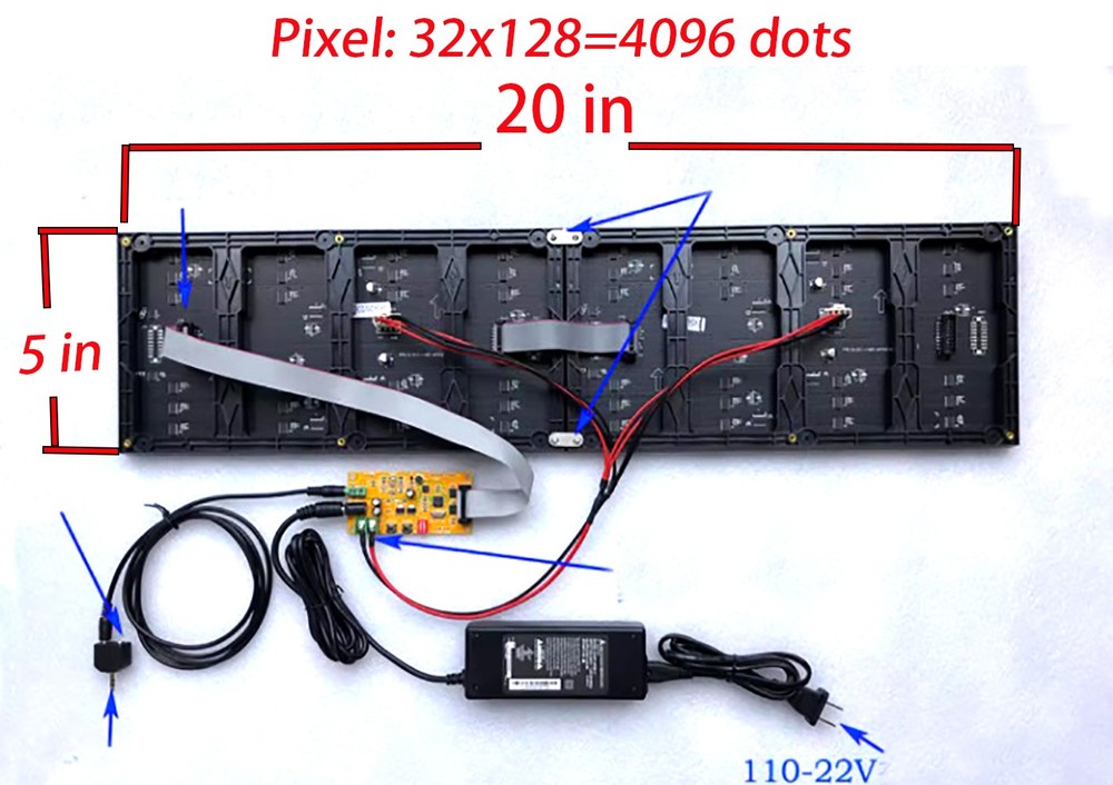 20in Music Spectrum Display Full-Frequency-Range Logarithmic Spectrum AS2000