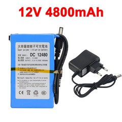3000~20000mAh 12V Rechargeable Li Battery Portable Battery Pack US Plug Charger