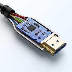 Fiber Optic HDMI Cable 100 Feet, HDMI 2.0, 18Gbps, Supports 4K@ 60Hz, 4:4:4/4:2: