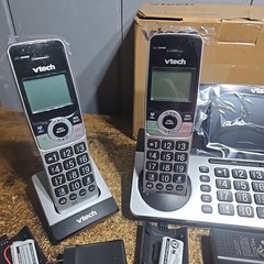 VTech IS8251-3 Business Grade 3-Handset Expandable 3 Handset, Silver/Black