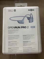 Shokz Open Run Pro 2 Standard Bone Conduction Sports Headphones – blue