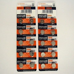 20 NEW LR44 MAXELL A76 L1154 AG13 357 SR44 303 BATTERY