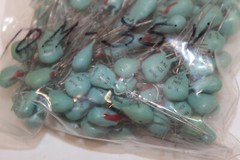 Vintage Capasitor Lot of 100 Bubble HHH 10M 35V Dipped Tantalum 10uf
