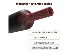 3:1 Heat Shrink Tubing Heavy Duty Black Polyolefin Marine Grade Sleeving LOT