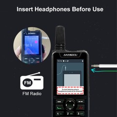 Anysecu T59 Network Radio Zello 4G Android 9.0 WIFI GPS Poc Radio Smart Phone