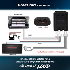 DS18 2 Channel High to Low Level Converter with Auto Turn-On & Speaker Emulator