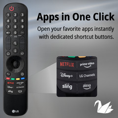 LG TV Magic Voice TV Remote Control MR24GN For 2019-2024 G4 C3 C4 B4 QNED OLED