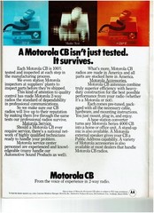 MOTOROLA MODEL 4022A CB RADIO – Complete ORIGINAL Package – Original Box