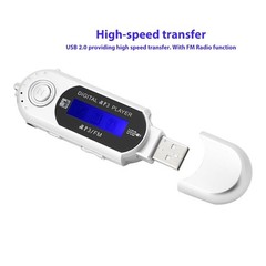MP3 Player USB 2.0 Small Flash Drive Multilanguage LCD Music Player with 38127