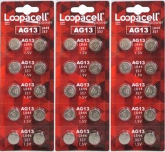 30 LR44 AG13 357 357A A76 303 L1154 1.5 Volt Alkaline Batteries Ships From USA