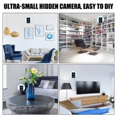 For Home/Office 4K Mini Security Camera Motion Detection DIY Mount WiFi Alerts