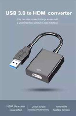 HD 1080P USB 3.0 to HDMI Video Cable Adapter For PC Laptop HDTV LCD TV Converter