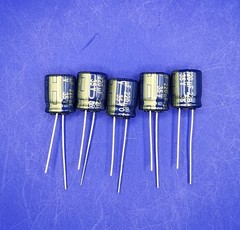 5 Panasonic FC 220uF 35V 35VDC Capacitors Sub 4 UPW & UPM FASTEST FREE SHIPPING