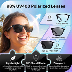 AI Smart Glasses, 164 Language Translation Glasses, Bluetooth Glasses with Speak